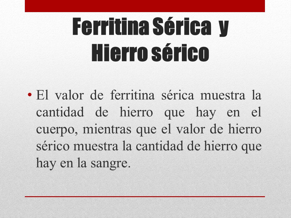hierro serico valores normales ug/dl